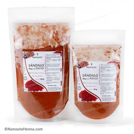 Sándalo Rojo en Polvo 100% Natural